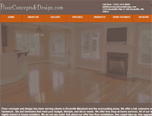 Tablet Screenshot of floorconceptsanddesign.com